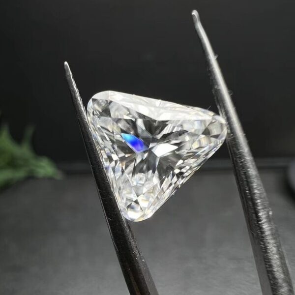 Triangle Corner Cut Moissanite Gemstone